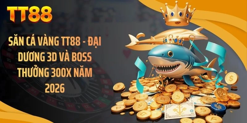 Săn Cá Vàng TT88 - Đại Dương 3D Và Boss Thưởng 300X Năm 2026